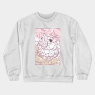 Inside the mirror-Grey Hamster Crewneck Sweatshirt